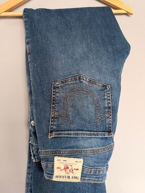 True Religion Mid Blue Flare Jeans